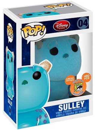 POP! Disney - Sulley, SDCC 2011 figure by Disney, produced by Funko. Packaging.