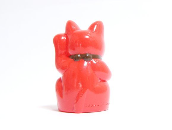 Fortune Cat Baby (フォーチュンキャットベビー) figure by Mori Katsura, produced by Realxhead. Back view.