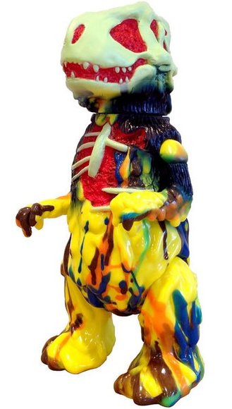 Radioactive Puke Fossila figure by Josh Herbolsheimer, produced by Super7. Front view.