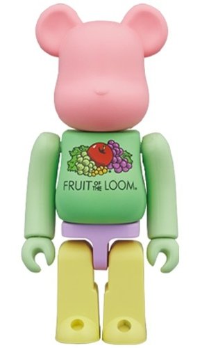 F.O.T.L. BE@RBRICK 100% figure, produced by Medicom Toy. Front view.