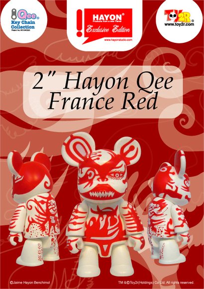 France Red figure by Jaime Hayon, produced by Toy2R. Front view.