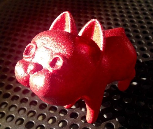 Frenchie Friend figure by Zebulon. Front view.
