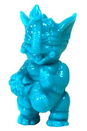 Gacha Mini Blue - Boss Carrion figure by Paul Kaiju, produced by Paul Kaiju Toys. Front view.