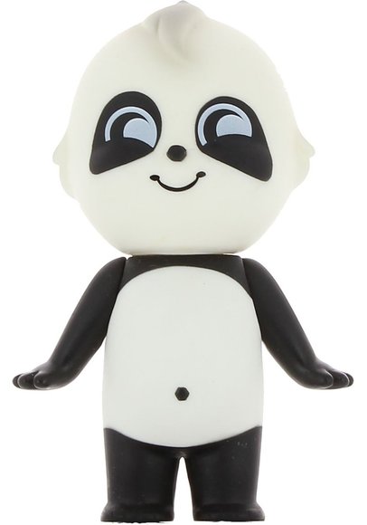 Gee Sorry Angel Series 1 - Panda figure by Dreams Inc., produced by Dreams Inc.. Front view.