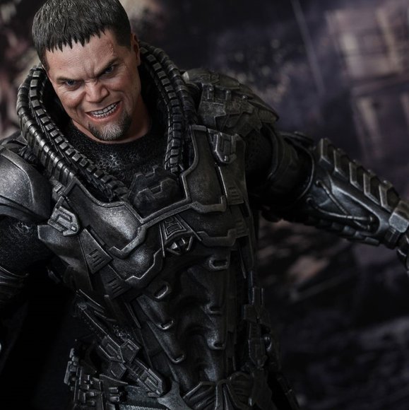 General Zod figure by Jc. Hong & Kojun, produced by Hot Toys. Detail view.