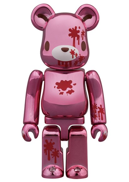Gloomy Ver.3.0 Be@rbrick 100% figure by Mori Chack, produced by Medicom Toy. Front view.