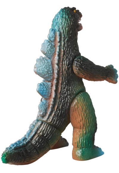 Godzilla 1962 (Kingodzi) figure by Toho Co., Ltd, produced by Butanohana. Back view.