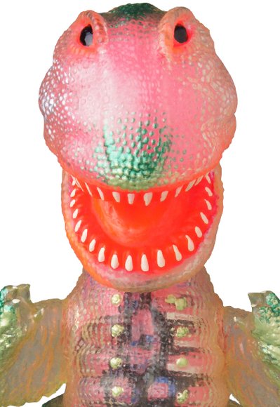 Gogamezilla figure by Anraku Ansaku, produced by Medicom Toy. Detail view.