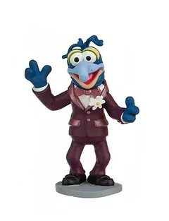 Gonzo figure, produced by Disney Parks. Front view.
