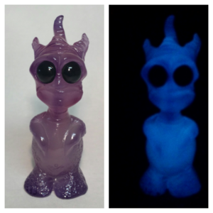 GOOBLIN NIGHT CREEPER - PURPLE figure by Jfury, produced by Furiouscustoms By Jfury. Front view.