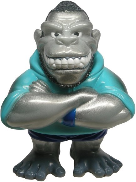 Gorilla Biscuits - Revelation Records 25th Anniversary figure by Anthony Civ Civorelli, produced by Super7. Front view.