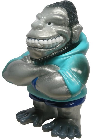 Gorilla Biscuits - Revelation Records 25th Anniversary figure by Anthony Civ Civorelli, produced by Super7. Side view.
