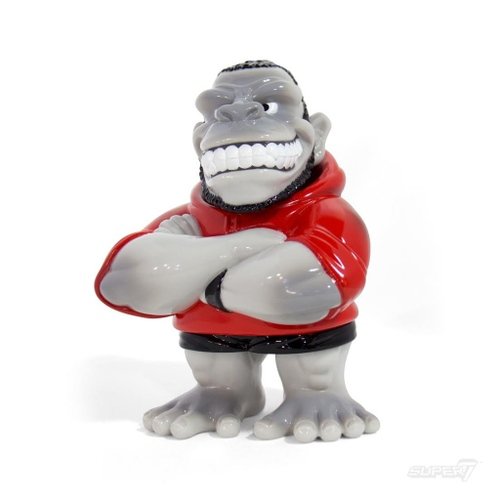 Gorilla Biscuits figure by Anthony Civ Civorelli, produced by Super7. Front view.