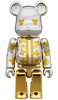 Happi TOKYO Silver plated BE@RBRICK 100%