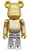 Happi TOKYO gold plated BE@RBRICK 100%