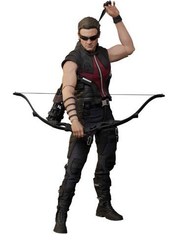 Hawkeye figure by Yulli, produced by Hot Toys. Front view.