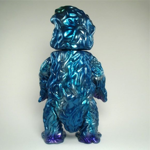 Hedoran 2 - Metallic Blue, Silver, Green, Purple figure by Kiyoka Ikeda. Back view.