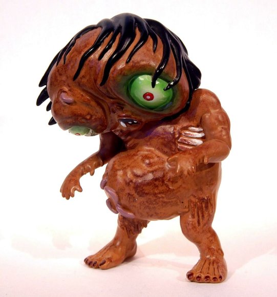 Hell Baby figure by Hideshi Hino, produced by Planet Toys. Side view.