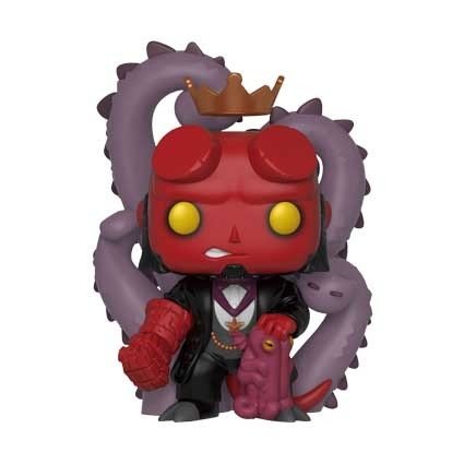 Hellboy (In Suit) - SDCC 2018 Exclusive figure by Mike Mignola, produced by Funko. Front view.