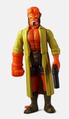 Hellboy figure by Super7, produced by Funko. Front view.