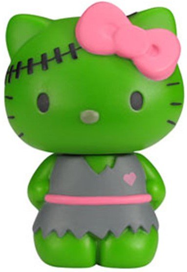 Hello Kitty Frankenstein Vinyl Figure figure by Sanrio, produced by Funko. Front view.