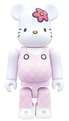 HELLO KITTY generation90Age BE@RBRICK 100% figure, produced by Medicom Toy. Front view.