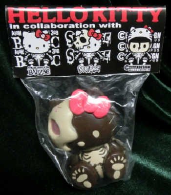 Hello Kitty Skull SB Ver. Vol.10 - Chocolate Color figure by Balzac X Sanrio, produced by Secret Base. Packaging.