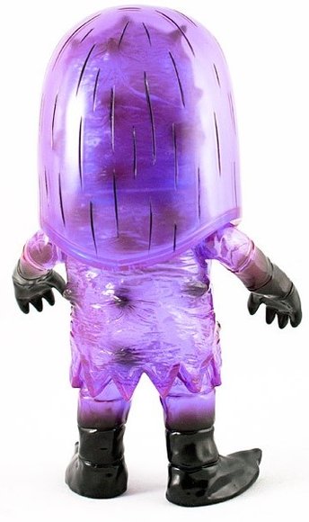 Helper T9G ver. - Clear Purple figure by T9G X Tim Biskup, produced by Intheyellow. Back view.