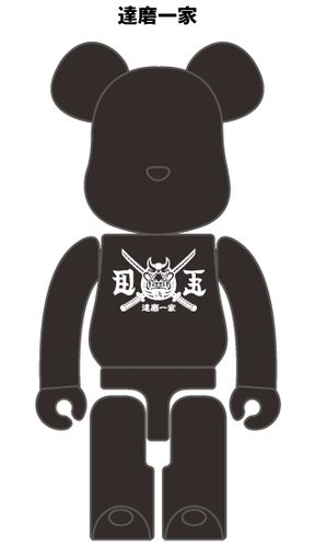 HiGH&LOW BE@RBRICK 100% figure, produced by Medicom Toy. Front view.