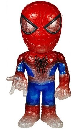 Hikari Blaze Spider-Man figure by Marvel, produced by Funko. Front view.