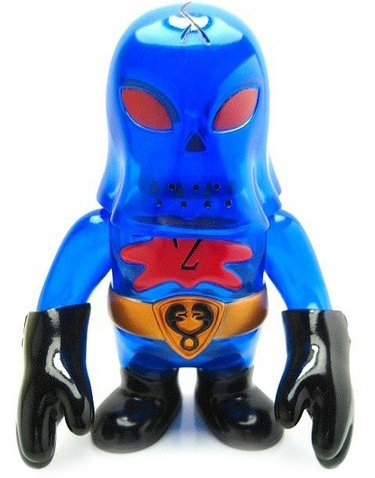 Hood Zombie - Cobra Commander  figure by Brian Flynn, produced by Super7. Front view.