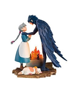 Howls Moving Castle figure by Hayao Miyazaki, produced by Chaoer Studio Ghibli Statues. Side view.