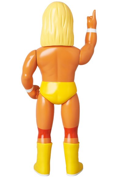 Hulk Hogan figure, produced by Medicom Toy. Back view.
