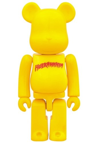 Hulkamania Be@rbrick 100% figure by Medicom Toy, produced by Medicom Toy. Front view.