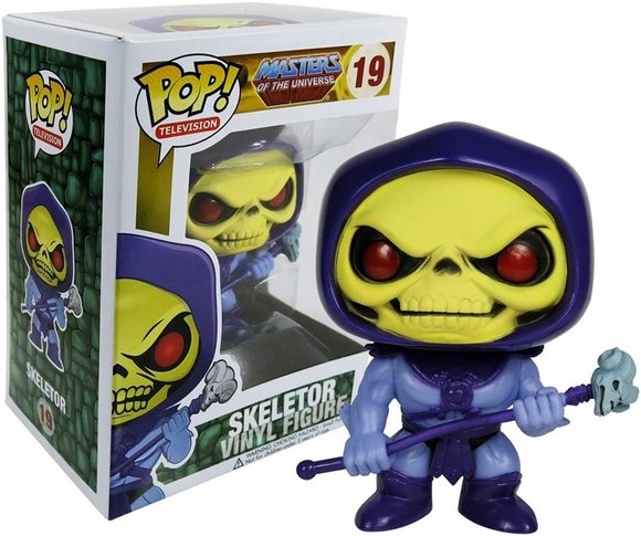 POP! Television - Skeletor figure by Funko, produced by Funko. Packaging.