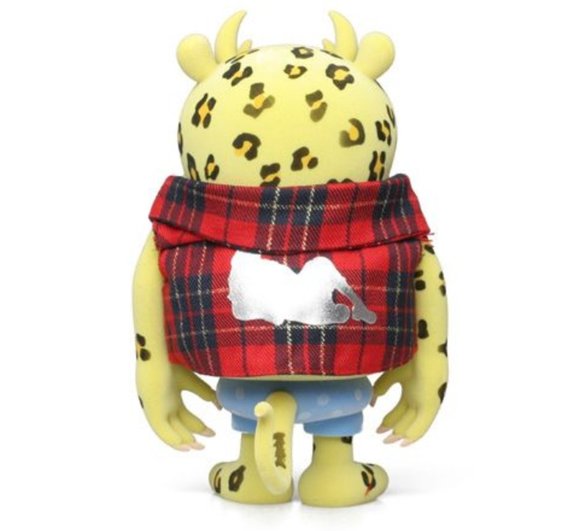 Loveless Monster Regret - Leopard figure by T9G, produced by Medicom Toy. Back view.