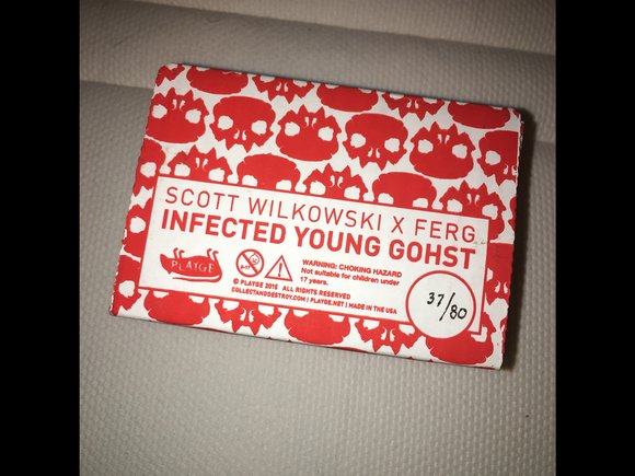 Infected Gohst figure by Scott Wilkowski X Ferg. Packaging.