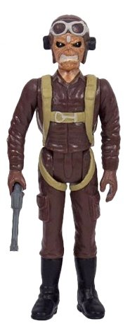 Iron Maiden - Aces High (Pilot Eddie) figure by Super7, produced by Funko. Front view.