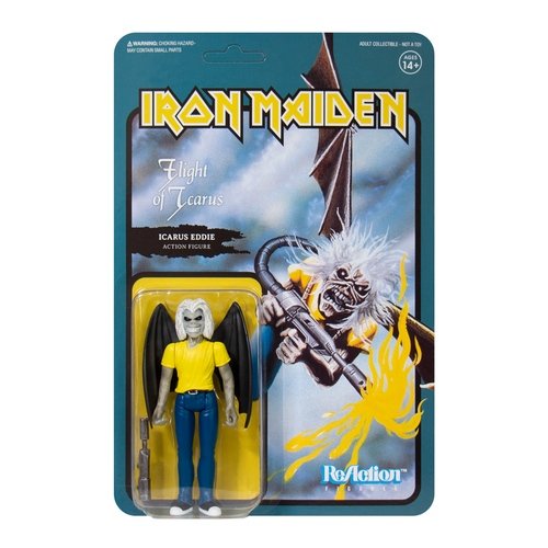 Iron Maiden - Flight Of Icarus (Icarus Eddie) figure by Super7, produced by Funko. Front view.