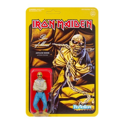 Iron Maiden - Piece Of Mind (Asylum Eddie) figure by Super7, produced by Funko. Front view.