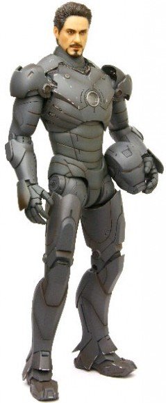 Iron Man Mark III ‘TK’ Edition figure by Marvel, produced by Hot Toys. Front view.