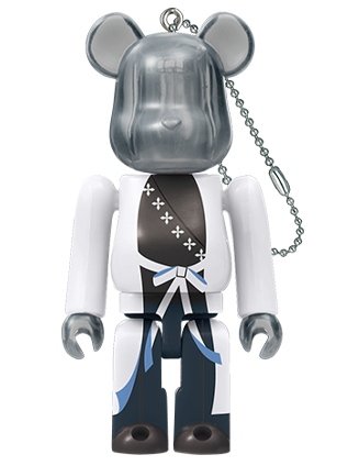 JAKURAI JINGUJI by Hypnosis Mic-Division Rap Battle BE@RBRICK 100% figure, produced by Medicom Toy. Front view.