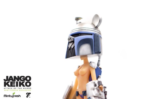 Jango Keiko (Mintyfresh Exclusive) figure by Alan Ng, produced by Fools Paradise. Detail view.