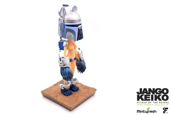 Jango Keiko (Mintyfresh Exclusive) figure by Alan Ng, produced by Fools Paradise. Side view.
