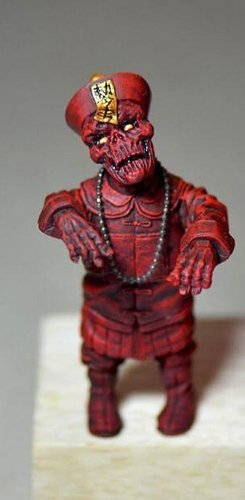 Jiangshi Acolyte (TOYSREVIL Red Painted Edition) figure by Daniel Yu. Front view.
