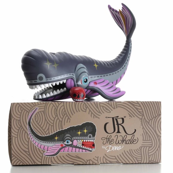 JR THE WHALE figure by Deno. Packaging.