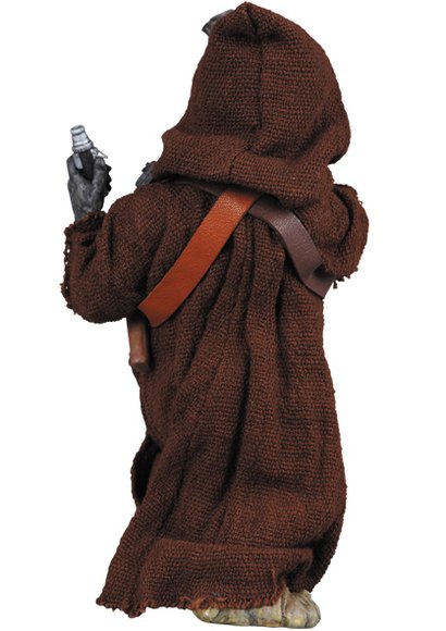 Jawa - VCD No.129 figure by Lucasfilm Ltd., produced by Medicom Toy. Back view.