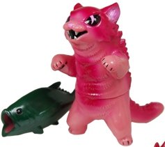 Kaiju Negora - 3-Piece Battle Set figure by Mark Nagata, produced by Max Toy Co.. Front view.