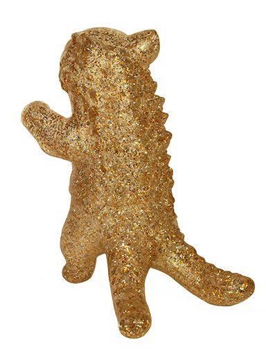 Kaiju Negora Glitter Version figure by Mark Nagata, produced by Max Toy Co.. Back view.