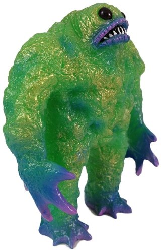 Kaiju Rhaal : Wave 5 Green figure by Barry Allen, produced by Gorgoloid. Front view.